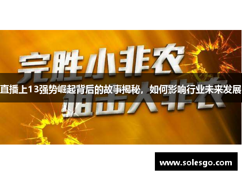 直播上13强势崛起背后的故事揭秘，如何影响行业未来发展